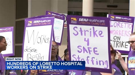 Loretto Hospital workers announce strike notice